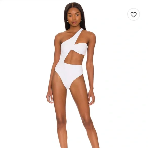 Lovers + Friends White One-Shoulder One Piece - Picture 1 of 9